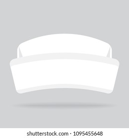 nurse hat isolated on background