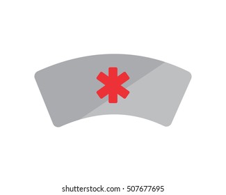 Nurse Hat Medical Medicare Pharmacy Clinic Image Vector Icon Logo