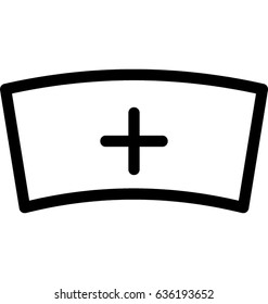 Nurse Hat Vector Icon