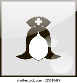 Nurse head icon.
