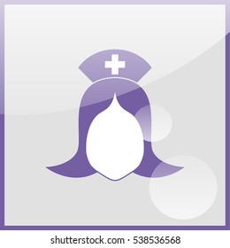 Nurse head icon.