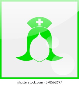 Nurse head icon.