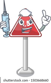 Nurse height limit on cartoon side road