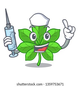 Nurse horse chestnuts in the character shape