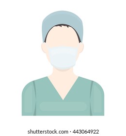 Nurse icon cartoon. 