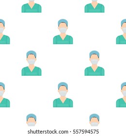 Nurse icon cartoon. Single medicine icon from the big medical, healthcare cartoon.