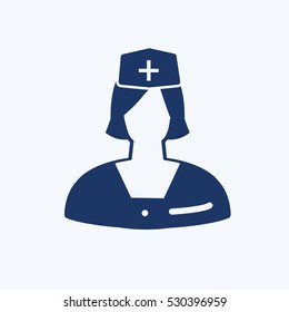 Nurse icon design,clean vector