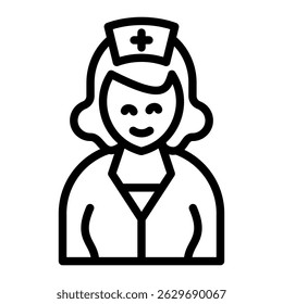Nurse Icon Element For Design