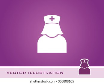Nurse Icon. Eps-10.