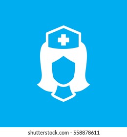 nurse icon illustration isolated vector sign symbol