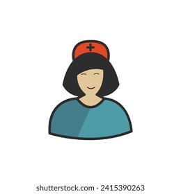 nurse icon illustration vector design