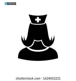 nurse icon isolated sign symbol vector illustration - high quality black style vector icons
