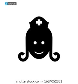 nurse icon isolated sign symbol vector illustration - high quality black style vector icons
