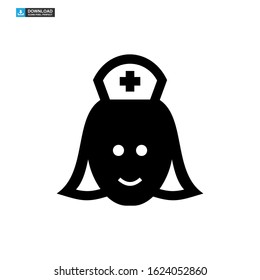 nurse icon isolated sign symbol vector illustration - high quality black style vector icons
