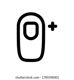 nurse icon with line style icon
