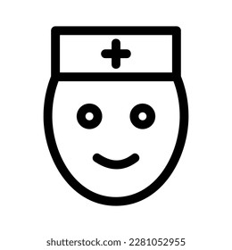 nurse icon or logo isolated sign symbol vector illustration - high quality black style vector icons
