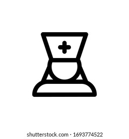 nurse icon vector for any purposes