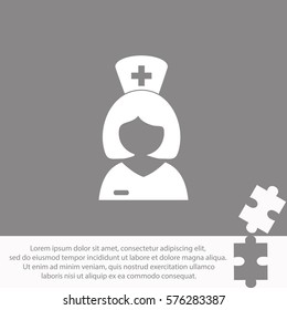 Nurse  icon Vector design.