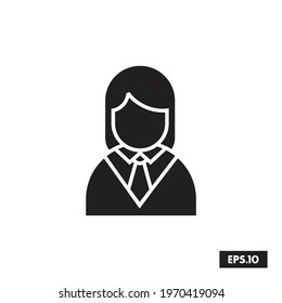 Nurse Icon Vector. Doctor Icon or logo isolated sign symbol vector illustration