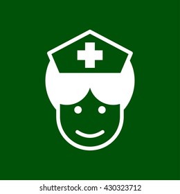 nurse icon. nurse vector illustration