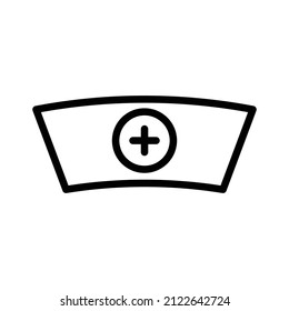 nurse, icon vector illustration design, best used for infographic, banner or web application. Editable Stroke
