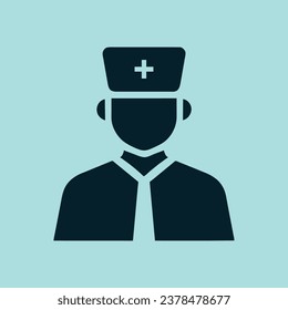 diseño de ilustración de vector de icono de enfermería