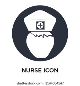 Nurse icon vector isolated on white background for your web and mobile app design, Nurse logo concept