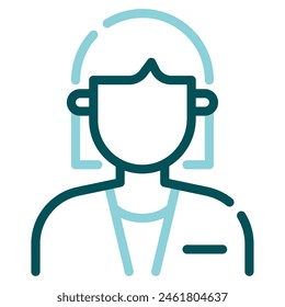Nurse icon for web, app, infographic, etc
