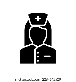 icono de enfermería para tu diseño de sitio web, logotipo, aplicación, interfaz de usuario.