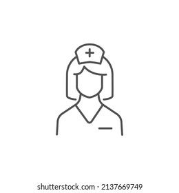 nurse icons  symbol vector elements for infographic web