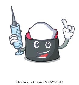 Nurse ikura character cartoon style