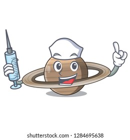 Nurse image of planet saturn in character