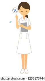 Nurse with incorrect tag