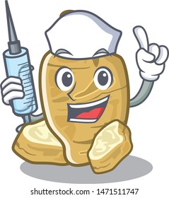 Nurse jerusalem artichoke in the mascot shape
