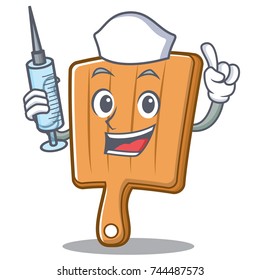 Nurse kitchen board character cartoon