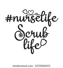 nurse life background inspirational positive quotes, motivational, typography, lettering design