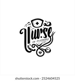 Nurse life, Celebrating Healthcare Heroes, Nurse Quote, Medical and Healthcare saying, Nurse Profession cut file, Vector, Eps