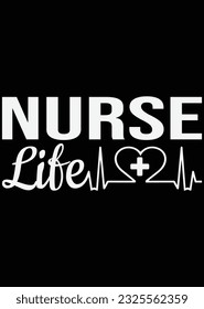 
Nurse Life File eps cut file for cutting machine