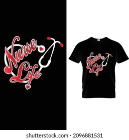 Nurse Life Shirt, Nurse Life T Shirt, Nurse Life Tee Shirt, Nurse Life Tshirts,Stethoscope Shirt.