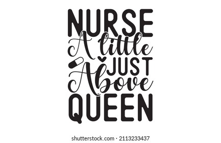 Nurse a little just above queen - The vector design concept for, Thank you, doctor, Thank you nurses and medical teams for saving life and health care services when coronavirus spreading, Can be used 