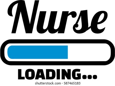 Nurse with Loading bar