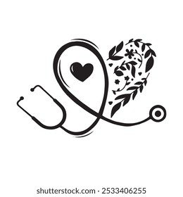 nurse logo inspirational positive quotes, motivational, typography, lettering design