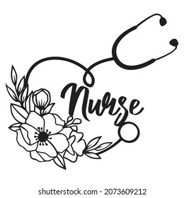 nurse logo inspirational positive quotes,motivational,typography,lettering design