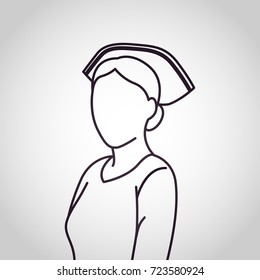 Nurse logo vector icon design illustration