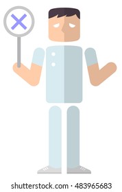 Nurse of man: answer incorrect