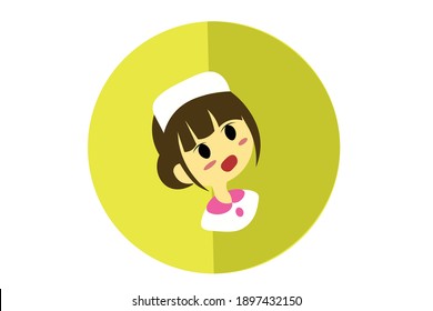Nurse Medical Hat Vector Illustration
