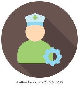 Nurse, midwife Vector EPS 10 for print, digital UI, UX kit, web and app development for health, business, finance, economy, education, hospital management and more.