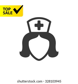 Nurse minimal vector icon