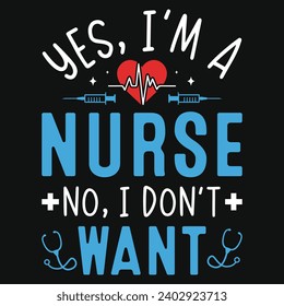 Nurse mom or nurse dad or nursing typography or graphics tshirt design 