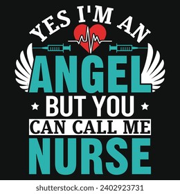 Nurse mom or nurse dad or nursing typography or graphics tshirt design 